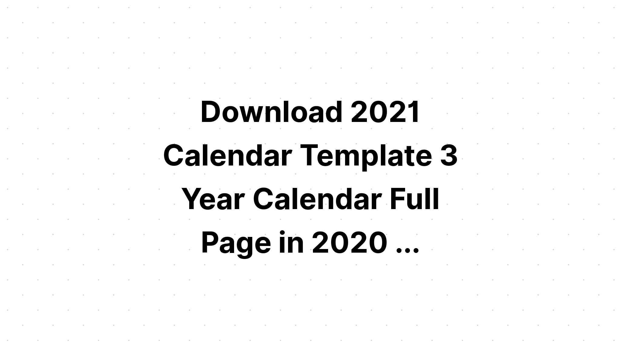 Download One Page Calendar 2021 Jpg Pdf Files SVG File